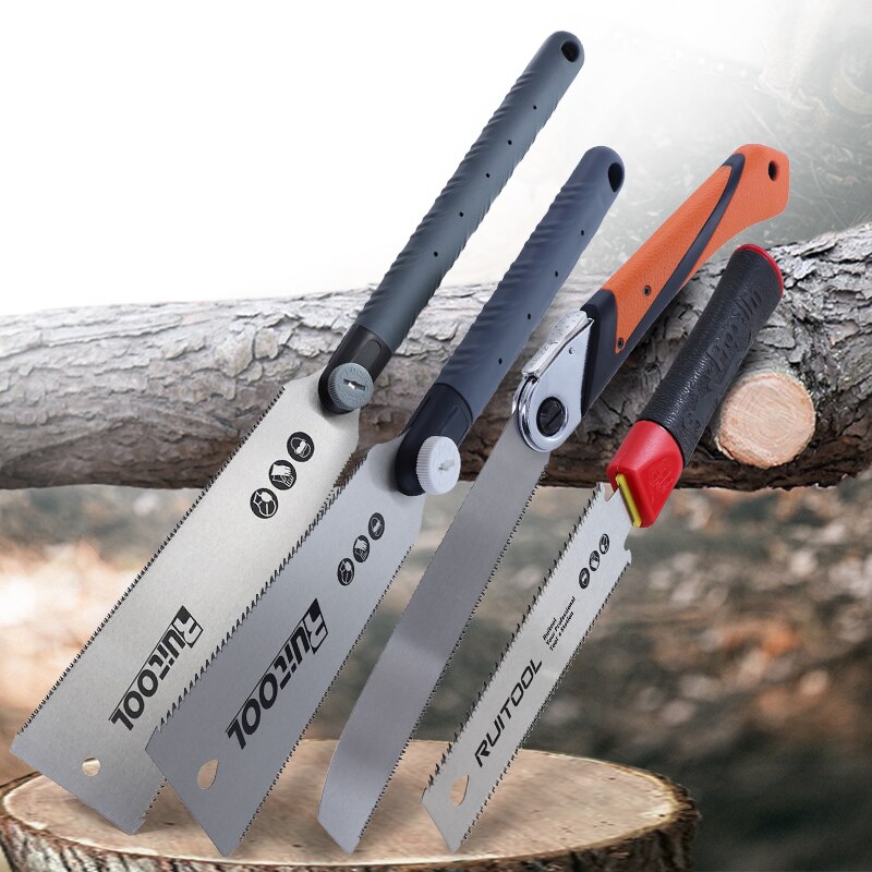 Woodworking Japanese - 1pc japanische Zugsäge 3-Kanten-Zähne Hands äge