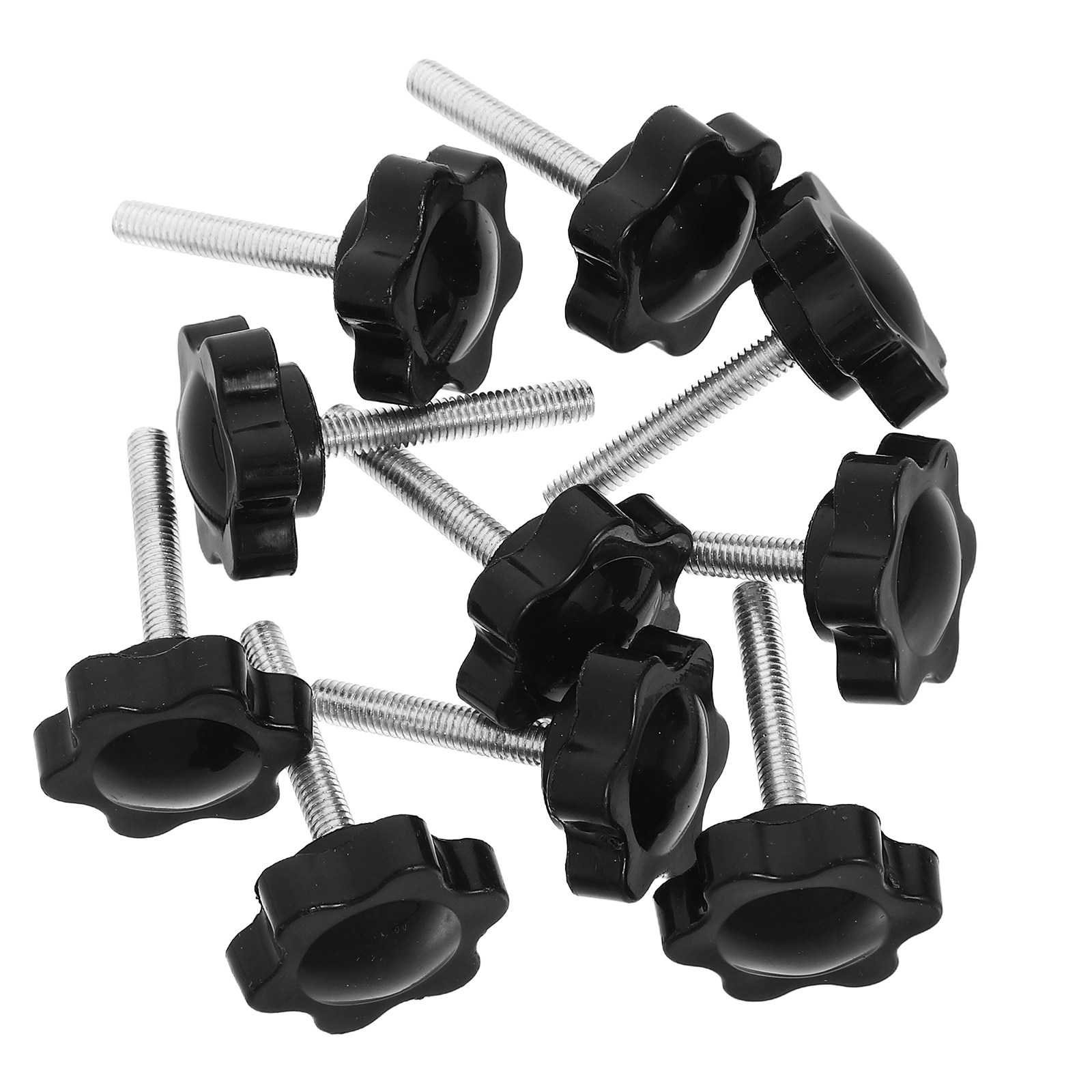 Woodworking Tools - 10 Stück Sechskant-Schraubknöpfe mit Kunststoffgriff, Verstellbarer