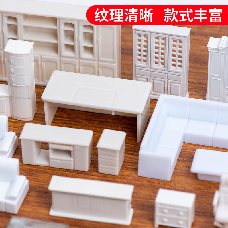 Cabinet Scraper Set - Miniaturmöbel im Maßstab 1:50, realistisches DIY-Modell,