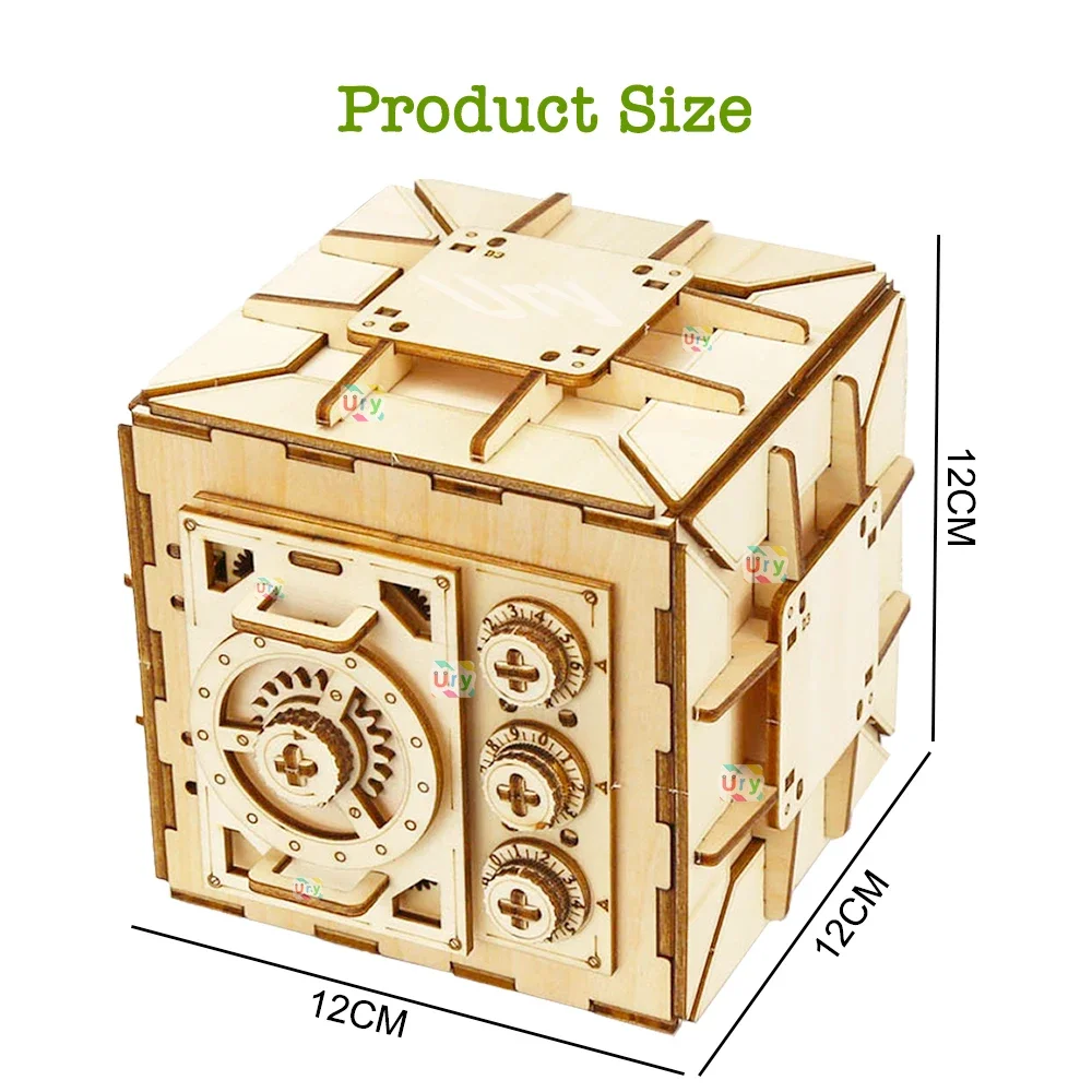 URY 3D Holzpuzzle Passwort Sch – Woodworking Women Bewertung und Preis