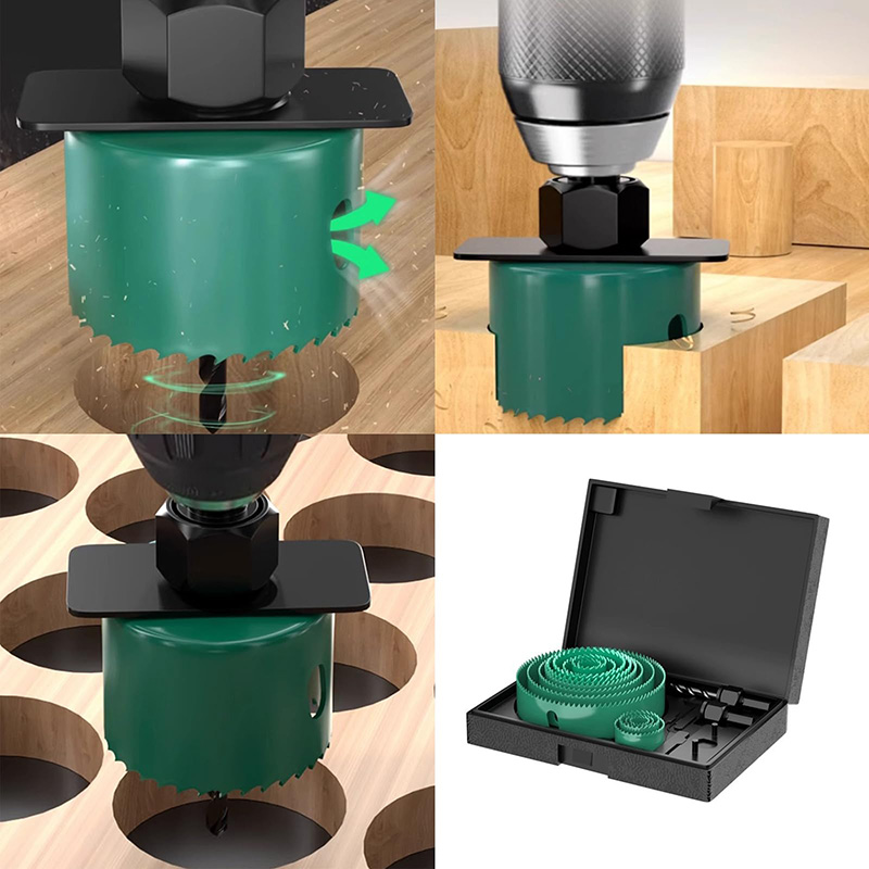 19/8/5-teiliges Lochsägen-Set  – Woodworking Industries Bewertung und Preis