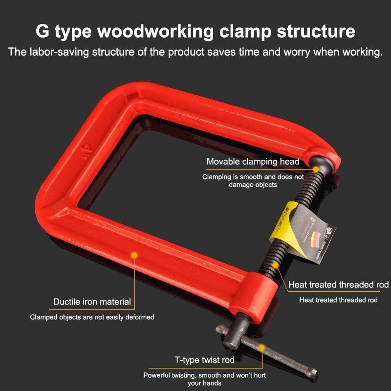 G-Klemme mit Tiefenwirkung, C- – Woodworking Industries Bewertung und Preis